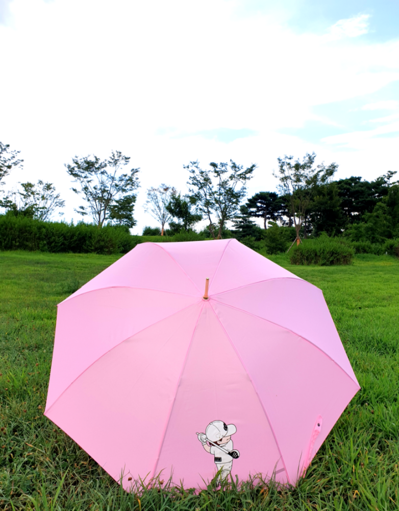 멀리건 스컬 D 골프 우산 (핑크)