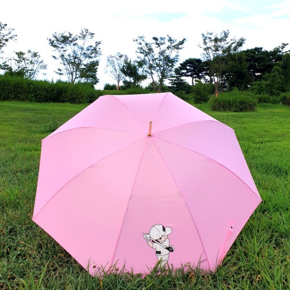 멀리건 스컬 D 골프 우산 (핑크)